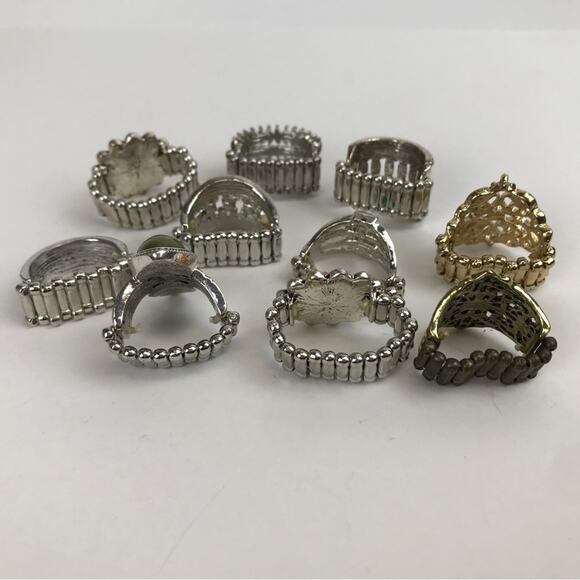 Paparazzi Costume Statement Jewelry Lot Rings Necklace Earring Sets DIY Upcycle - Picture 3 of 15